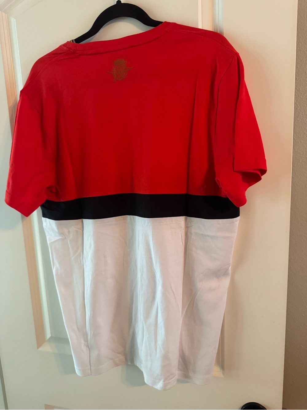 MV Agusta Colorblock Logo Tee in Red, Black, White - Picture 2 of 6